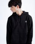 Iconic sweatshirt with hood and unisex zip